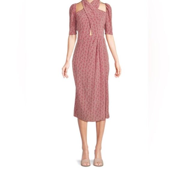 EQUIPMENT
Aveline Print Silk Midi Dress NWT Size 2 - Picture 1 of 13